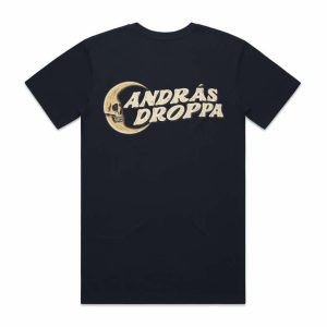 Andras Droppa Music T-shirt - navy